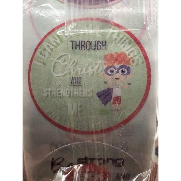 Inspirational Bible Verse Thank You Stickers Roll 4 Alternative Designs 500 1in - Picture 2 of 8